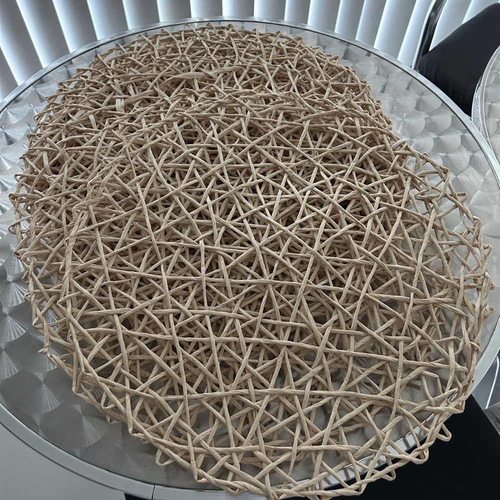 Woven Tan Placemats